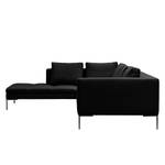 Ecksofa Madison I Webstoff Webstoff Saia: Anthrazit - Breite: 319 cm - Ottomane davorstehend rechts