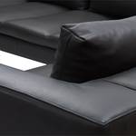 Ecksofa Madison II Echtleder Echtleder Neka: Grau - Breite: 238 cm - Ecke davorstehend links