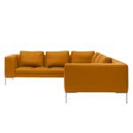 Ecksofa Madison II Echtleder Echtleder Neka: Cognac - Breite: 319 cm - Ecke davorstehend links