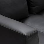 Ecksofa Madison II Echtleder Echtleder Neka: Grau - Breite: 238 cm - Ecke davorstehend rechts