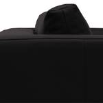 Ecksofa Madison II Echtleder Echtleder Neka: Schwarz - Breite: 238 cm - Ecke davorstehend rechts