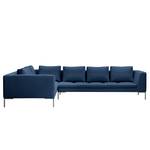 Ecksofa Madison II Webstoff Webstoff Anda II: Blau - Breite: 319 cm - Ecke davorstehend links