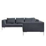 Ecksofa Madison II Webstoff Webstoff Milan: Anthrazit - Breite: 319 cm - Ecke davorstehend links