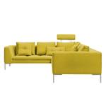 Ecksofa Madison II Webstoff Webstoff Milan: Gelb - Breite: 319 cm - Ecke davorstehend links