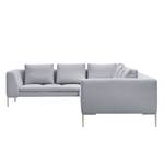 Ecksofa Madison II Webstoff Webstoff Milan: Hellgrau - Breite: 319 cm - Ecke davorstehend links