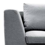 Ecksofa Madison II Webstoff Webstoff Saia: Hellgrau - Breite: 319 cm - Ecke davorstehend links