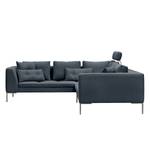 Ecksofa Madison II Webstoff Webstoff Anda II: Grau - Breite: 238 cm - Ecke davorstehend rechts