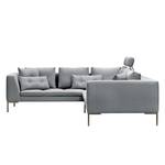 Ecksofa Madison II Webstoff Webstoff Saia: Hellgrau - Breite: 238 cm - Ecke davorstehend rechts