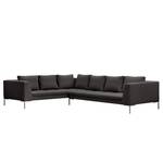 Ecksofa Madison II Webstoff Webstoff Anda II: Anthrazit - Breite: 319 cm - Ecke davorstehend rechts