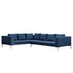 Ecksofa Madison II Webstoff Webstoff Anda II: Blau - Breite: 319 cm - Ecke davorstehend rechts