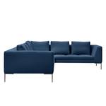 Ecksofa Madison II Webstoff Webstoff Anda II: Blau - Breite: 319 cm - Ecke davorstehend rechts