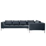 Ecksofa Madison II Webstoff Webstoff Anda II: Grau - Breite: 319 cm - Ecke davorstehend rechts