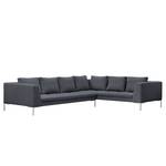 Ecksofa Madison II Webstoff Webstoff Milan: Anthrazit - Breite: 319 cm - Ecke davorstehend rechts