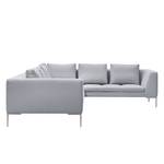 Ecksofa Madison II Webstoff Webstoff Milan: Hellgrau - Breite: 319 cm - Ecke davorstehend rechts