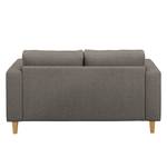 Ecksofa MAISON 1-Sitzer mit Longchair Webstoff Inas: Cubanit - Longchair davorstehend links