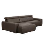 Ecksofa Malvern I Echtleder Braun - Echtleder - 310 x 82 x 180 cm