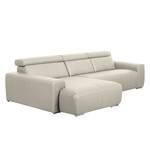 Ecksofa Malvern I Echtleder Grau - Echtleder - 310 x 82 x 180 cm