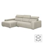 Ecksofa Malvern I Echtleder Grau - Echtleder - 310 x 82 x 180 cm