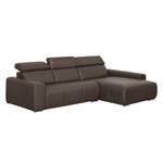 Ecksofa Malvern I Echtleder Braun - Echtleder - 310 x 82 x 180 cm