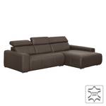 Ecksofa Malvern I Echtleder Braun - Echtleder - 310 x 82 x 180 cm