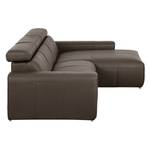 Ecksofa Malvern I Echtleder Braun - Echtleder - 310 x 82 x 180 cm