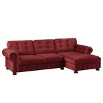 Ecksofa Marau Rot - Longchair davorstehend rechts