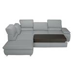 Ecksofa Masca Kunstleder Grau - Ottomane davorstehend links Faro_2.5AT-Kombiecke_li_Campos 5483 neu grau