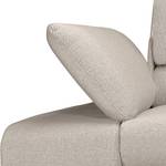 Ecksofa Masca II Strukturstoff Beige - Longchair davorstehend rechts - Keine Funktion