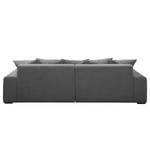 Ecksofa Mundi Platin - Longchair davorstehend rechts