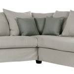 Ecksofa Murg Baumwollstoff Beige Longchair davorstehend rechts