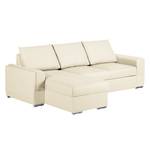 Ecksofa Narva (beidseitig montierbar) Kunstleder - Beige