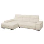 Ecksofa Niverville Webstoff Webstoff - Beige - Longchair davorstehend links - Keine Funktion