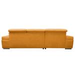 Ecksofa Niverville Webstoff Orange - Longchair davorstehend links - Keine Funktion