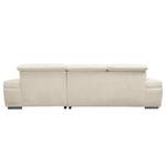 Ecksofa Niverville Webstoff Webstoff - Beige - Longchair davorstehend rechts - Schlaffunktion