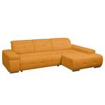 Ecksofa Niverville Webstoff Orange - Longchair davorstehend rechts - Keine Funktion