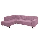 Ecksofa Nordic Chic Webstoff Cyclam - Breite: 269 cm - Longchair davorstehend links