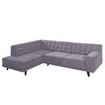 Ecksofa Nordic Chic Webstoff Flieder - Breite: 269 cm - Longchair davorstehend links