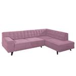 Ecksofa Nordic Chic Webstoff Cyclam - Breite: 269 cm - Longchair davorstehend rechts