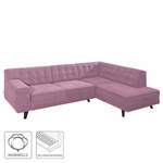 Ecksofa Nordic Chic Webstoff Cyclam - Breite: 249 cm - Longchair davorstehend rechts