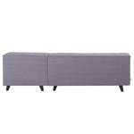 Ecksofa Nordic Chic Webstoff Flieder - Breite: 269 cm - Longchair davorstehend rechts