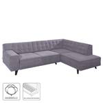 Ecksofa Nordic Chic Webstoff Flieder - Breite: 249 cm - Longchair davorstehend rechts