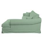 Ecksofa Nors Webstoff Mint - Longchair davorstehend rechts