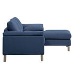 Ecksofa Omnia IV Webstoff Webstoff Anda II: Blau - Longchair davorstehend rechts