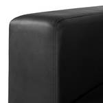 Canapé d'angle Oslo Imitation cuir - Méridienne courte à droite (vue de face)