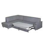 Ecksofa Bauru Webstoff Grau - Longchair davorstehend links