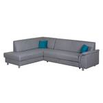 Ecksofa Bauru Webstoff Grau - Longchair davorstehend links