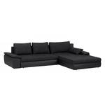 Ecksofa Pearl (mit Schlaffunktion) Longchair/Ottomane davorstehend rechts