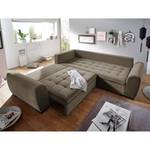 Ecksofa Peguera II Microfaser - Lehm