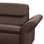 Ecksofa Perira II Kunstleder - Braun - Longchair davorstehend links