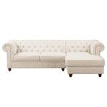 Ecksofa Pintano Beige - Ottomane davorstehend rechts